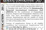 The Open University of Sri Lanka General Conversation 2012 – 3rd and 4th April 2013