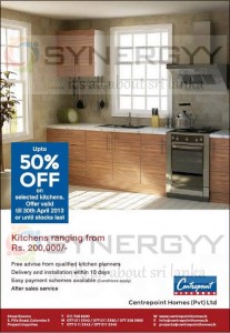 Upto 50% Off on selected kitchens items from Centre points till 30th April 2013