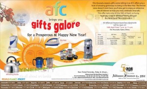 Alliance Finance Co New Year Deposits and Free Gifts