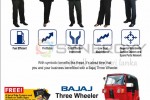 Bajaj Three Wheeler for Rs. 460,880.00(All Inclusive) – April 2013
