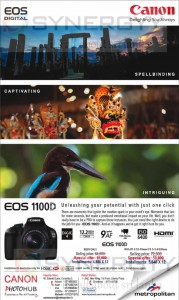Canon EOS 1100D Special price of Rs. 51,900.00 – April 2013 