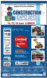 Construction Expo 2013 Stall Booking Open now- April 2013