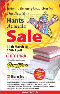 Hants Mattress Sinhala Tamil New Year Sales