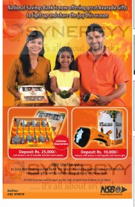 NSB New Year Gifts for Sinhala Tamil New Year 2013