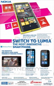 Nokia Lumia Prices in Sri Lanka – April 2013