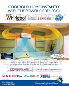 Whirlpool Air conditioner 3D Cooling Just for Rs. 81,999.00 upwards