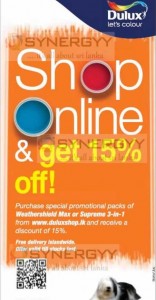 Dulux Shop Online and Gets 15% Off
