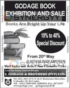 Godage Book Exhibition and Sale up to 10% to 40% from 20th May