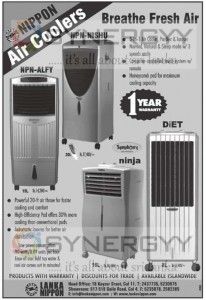 Nippon Air Coolers in Sri Lanka from Rs. 12,400 Upwards