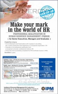 Professional Qualification in Human Resource Management (PQHRM)