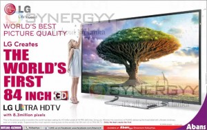 The World Big HD TV from Abans – 84”