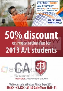 50% Off on CA Registration today at Future Mind Exhibition