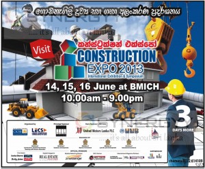 Construction Expo 2013 on going at BMICH