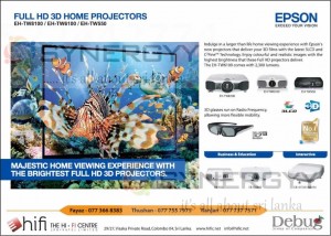 Full HD 3D Home Projectors in Sri Lanka