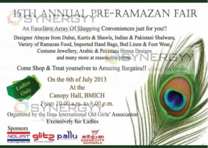 15th Annual Pre-Ramazan Fair