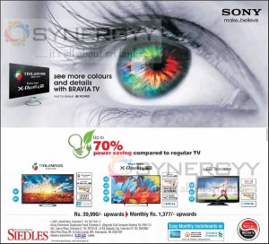 70% Power Saving for Sony TV