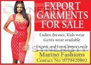 Export Garments for Sale in Sri Lanka