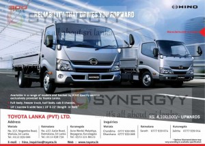 Hino Trucks in Sri Lanka for Rs. 4,100,000.00 upwards