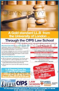 LLB Degree Programme with CFPS Law School