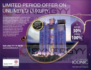 Pay 30% & Book ICONIC Apartment now
