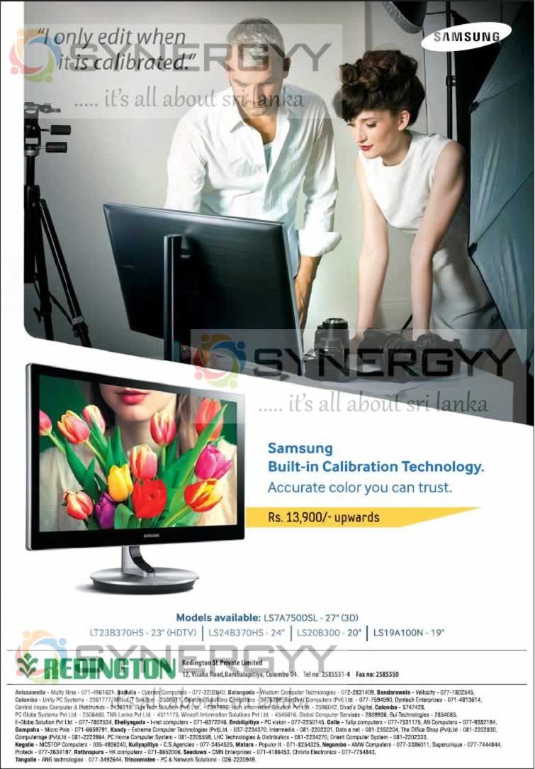 Samsung Builtin Calibration Technology Monitor for Rs. 13,900.00 in