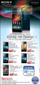 Sony Xperia Prices in Sri Lanka from Siedles– June 2013