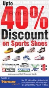 Sport Shoe Promotions up to 40% Discount