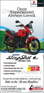 Suzuki Sling Shot Plus for Rs. 237,440.00 (Inclusive of VAT) in Sri Lanka