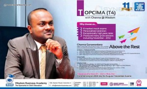 TOPCIMA (T4) with Channa @ Wisdom – November 2013 batch Commencement