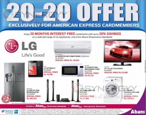 Abans 20 20 Offers for American Express Credit Cards – Valid till Stock at Last