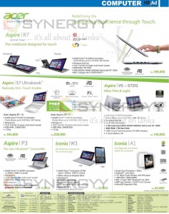 Acer Aspire & Iconia Prices in Sri Lanka