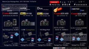 CameraLK Special DSLR Promotions from 12th to 19th August 2013