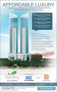 Destiny Mall & Residency in Colombo Affordable Luxury