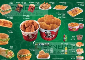 KFC Home Delivery Menu and Prices – Update August 2013 - 1