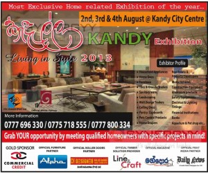 Living in Style Exhibition in Kandy City Centre on 2nd, 3rd & 4th August 2013