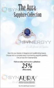 The Aura Sapphire Collection – 25% Discounts Offered Now