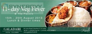 The Flavors – 11 days Veg Fever Promotion till 25th August 2013