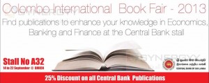 25% off on all Publications of Central Bank of Sri Lanka