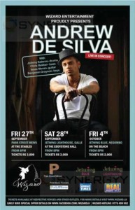 Andrew De Silva Live in concert in Jetwings Blue Negombo