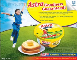 Astra Goodness Guaranteed for your good healthy on every bite