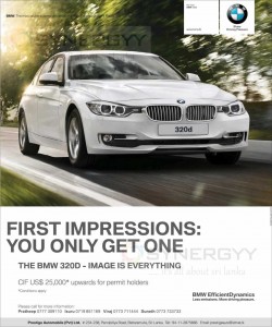 BMW 320D for USD 25,000.00 for Permit Holders