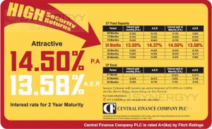 Central Finance Company Interest Rates