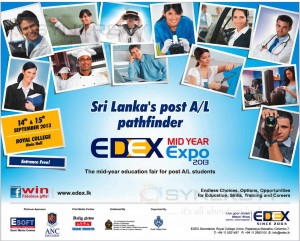 EDEX midyear Expo 2013 at Royal College – 14th & 15th September 2013