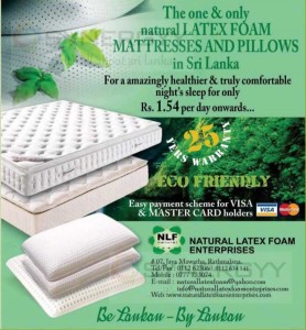 Eco friendly Mattresses and Pillows in Sri Lanka