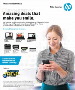 HP Laptops, Printers and Scanners Promotions in IT Festival 2013- September 2013