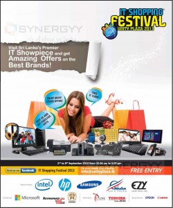 IT shopping festival Unity Plaza from 2nd to 8th September 10.00 am-5.00pm