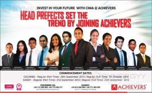 Invest in your future in the best way with CIMA at Achievers