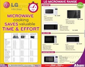 LG Microwave Cooking and Timing for Cooking