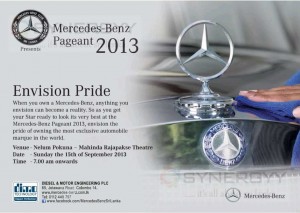 Mercedes Benz Pageant 2013 on 15th September 2013 at Nelum Pokuna