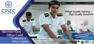 Merchant Navy Office Cadet Professional Qualification by CINEC
